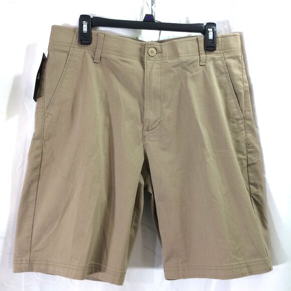 Lee Extreme Motion Original Khaki Shorts Tan Size 33 NWT Stretch Cotton Blend - Picture 3 of 5